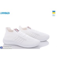 Кросівки жіночі на літо (6 пар р.37-41) білий  "LEOBAZA"