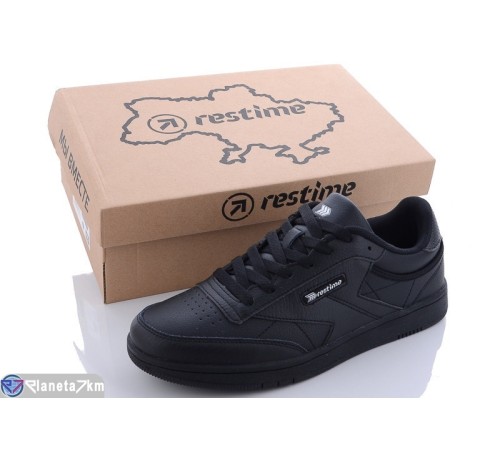 Кросівки чоловічі на весну/осінь (8 пар р.41-45) чорний  "Restime"