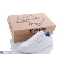 Кросівки жіночі на весну/осінь (8 пар р.36-41) білий  "Restime"