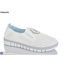 Сліпони жіночі на літо (8 пар р.37-41) білий  "DIANA"