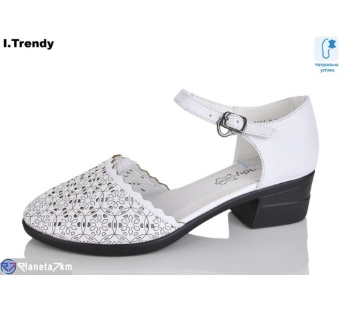 Туфлі жіночі на літо (8 пар р.36-41) білий  "Trendy"