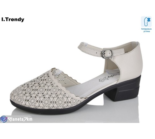 Туфлі жіночі на літо (8 пар р.36-41) бежевий  "Trendy"