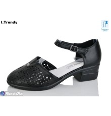 Туфлі жіночі на літо (8 пар р.36-41) чорний  "Trendy"