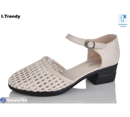 Туфлі жіночі на літо (8 пар р.36-41) бежевий  "Trendy"
