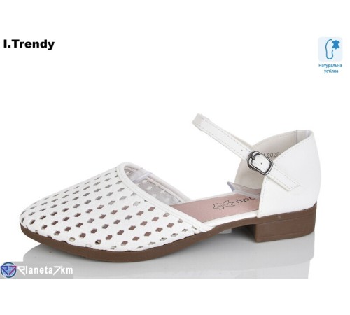 Туфлі жіночі на літо (8 пар р.36-41) білий  "Trendy"