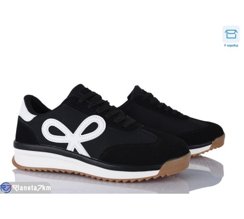 Кросівки жіночі на весну/осінь (8 пар р.36-41) чорний  "HoRIK"