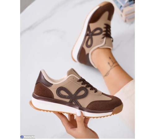 Кросівки жіночі на весну/осінь (8 пар р.36-41) коричневий  "HoRIK"