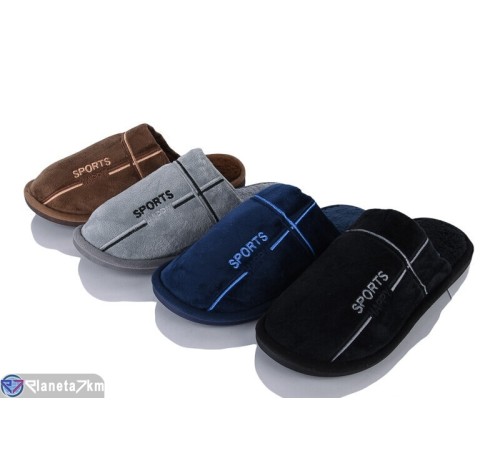 Тапки чоловічі на весну/осінь (12 пар р.40-45) мікс  "Lexi"