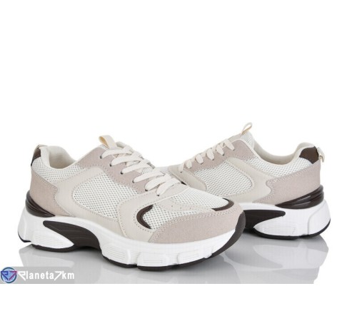 Кросівки жіночі на весну/осінь (8 пар р.36-41) бежевий  "LABUTAN"