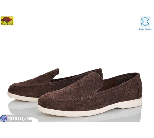 Туфлі жіночі на весну/осінь (6 пар р.41-43) коричневий  "Mei De Li"