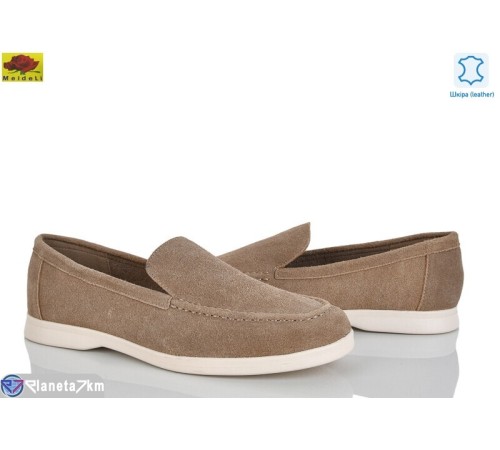 Туфлі жіночі на весну/осінь (6 пар р.41-43) коричневий  "Mei De Li"