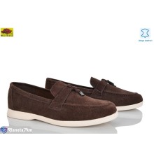 Туфлі жіночі на весну/осінь (6 пар р.41-43) коричневий  "Mei De Li"