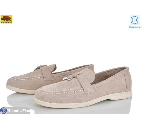 Туфлі жіночі на весну/осінь (6 пар р.41-43) бежевий  "Mei De Li"