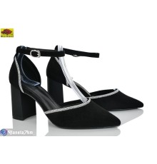 Туфлі жіночі на літо (6 пар р.36-40) чорний  "Mei De Li"