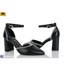 Туфлі жіночі на літо (6 пар р.36-40) чорний  "Mei De Li"