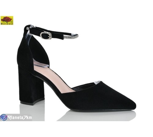 Туфлі жіночі на літо (6 пар р.36-40) чорний  "Mei De Li"