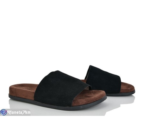 Шлепки жіночі на літо (8 пар р.36-40) чорний  "LOREDANA"