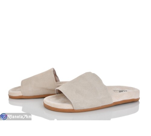 Шлепки жіночі на літо (8 пар р.36-40) бежевий  "LOREDANA"