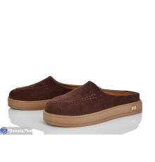 Шлепки жіночі на літо (8 пар р.36-41) коричневий  "LOREDANA"