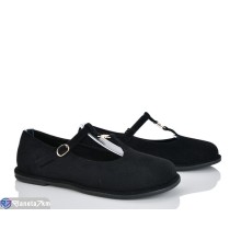 Балетки жіночі на весну/осінь (8 пар р.36-41) чорний  "LOREDANA"