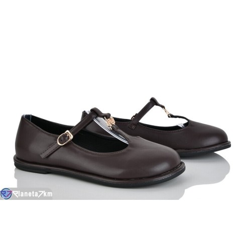 Балетки жіночі на весну/осінь (8 пар р.36-41) коричневий  "LOREDANA"