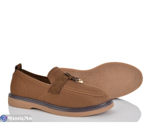 Туфлі жіночі на літо (8 пар р.36-41) коричневий  "LOREDANA"