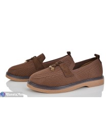 Туфлі жіночі на літо (8 пар р.36-41) коричневий  "LOREDANA"