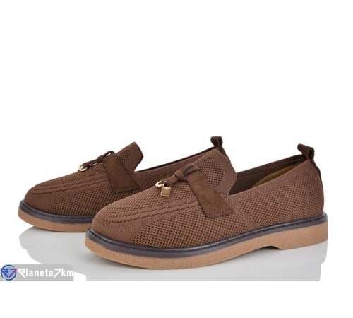 Туфлі жіночі на літо (8 пар р.36-41) коричневий  "LOREDANA"