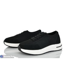 Кросівки жіночі на весну/осінь (8 пар р.36-40) чорний  "LOREDANA"