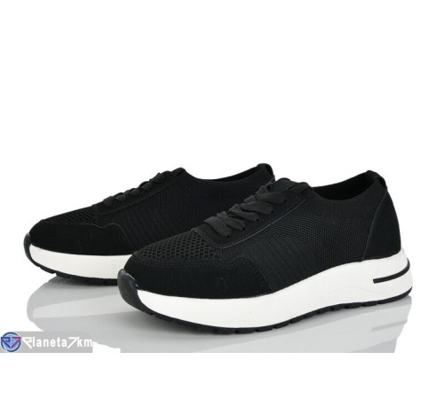 Кросівки жіночі на весну/осінь (8 пар р.36-40) чорний  "LOREDANA"