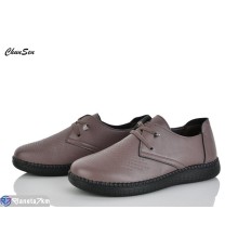 Туфлі жіночі на весну/осінь (8 пар р.36-41) коричневий  "Chunsen"