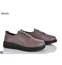 Туфлі жіночі на весну/осінь (8 пар р.36-41) коричневий  "Chunsen"