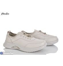 Кросівки жіночі на весну/осінь (8 пар р.36-41) бежевий  "Chunsen"