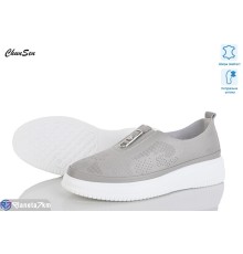 Туфлі жіночі на літо (8 пар р.36-41) сірий  "Chunsen"