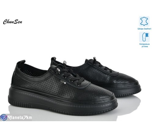 Кросівки жіночі на літо (8 пар р.36-41) чорний  "Chunsen"