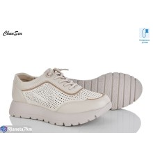 Кросівки жіночі на літо (8 пар р.36-41) бежевий  "Chunsen"