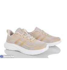 Кросівки жіночі на весну/осінь (8 пар р.36-41) бежевий  "Mirella"