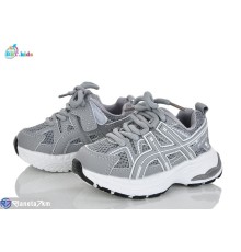 Дитячі кросівки на весну/осінь (8 пар р.21-26) сірий  "BBT"