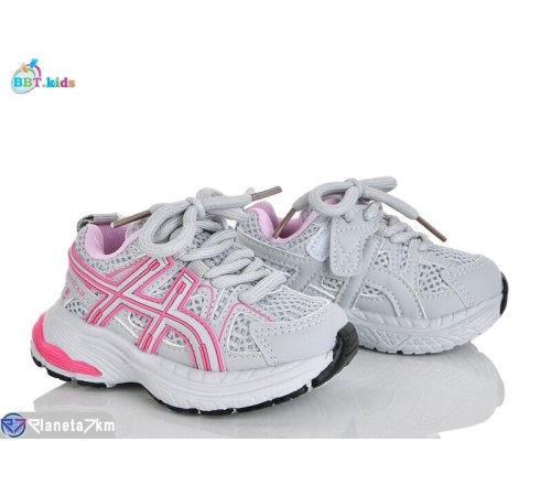 Дитячі кросівки на весну/осінь (8 пар р.21-26) сірий  "BBT"