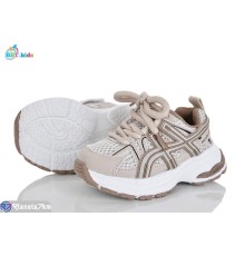 Дитячі кросівки на весну/осінь (8 пар р.21-26) бежевий  "BBT"