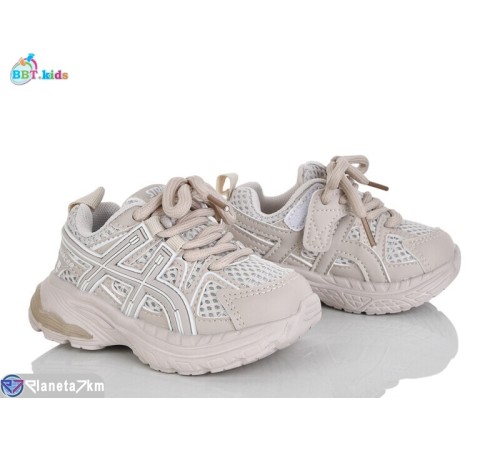 Дитячі кросівки на весну/осінь (8 пар р.21-26) бежевий  "BBT"