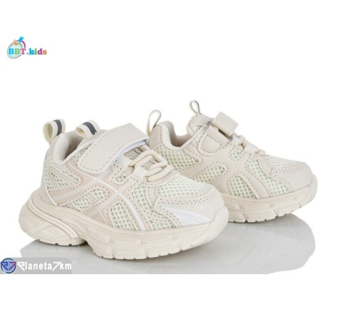 Дитячі кросівки на весну/осінь (8 пар р.21-26) бежевий  "BBT"