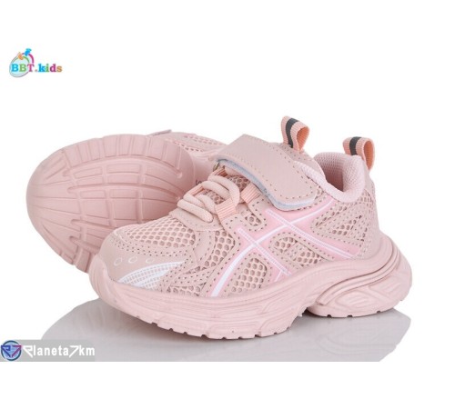 Дитячі кросівки на весну/осінь (8 пар р.21-26) рожевий  "BBT"