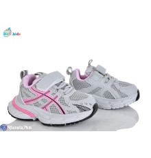 Дитячі кросівки на весну/осінь (8 пар р.21-26) сірий  "BBT"