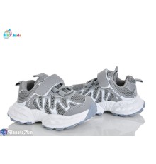 Дитячі кросівки на весну/осінь (8 пар р.21-26) сірий  "BBT"