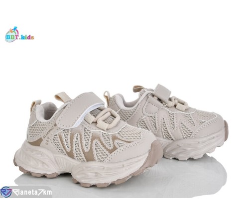 Дитячі кросівки на весну/осінь (8 пар р.21-26) бежевий  "BBT"