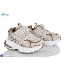 Дитячі кросівки на весну/осінь (8 пар р.21-26) бежевий  "BBT"