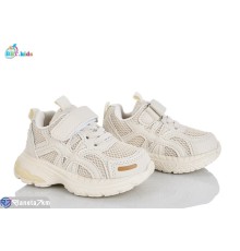 Дитячі кросівки на весну/осінь (8 пар р.21-26) бежевий  "BBT"