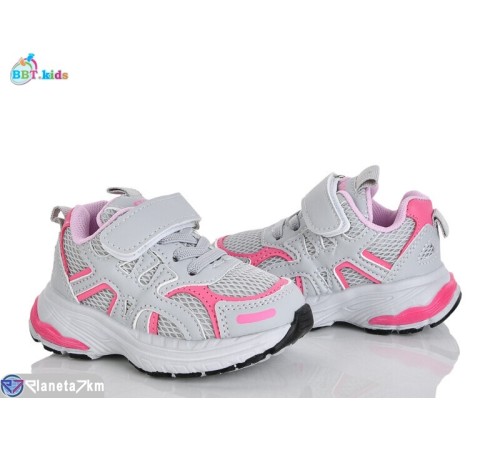 Дитячі кросівки на весну/осінь (8 пар р.21-26) сірий  "BBT"