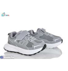 Дитячі кросівки на весну/осінь (8 пар р.26-31) сірий  "BBT"